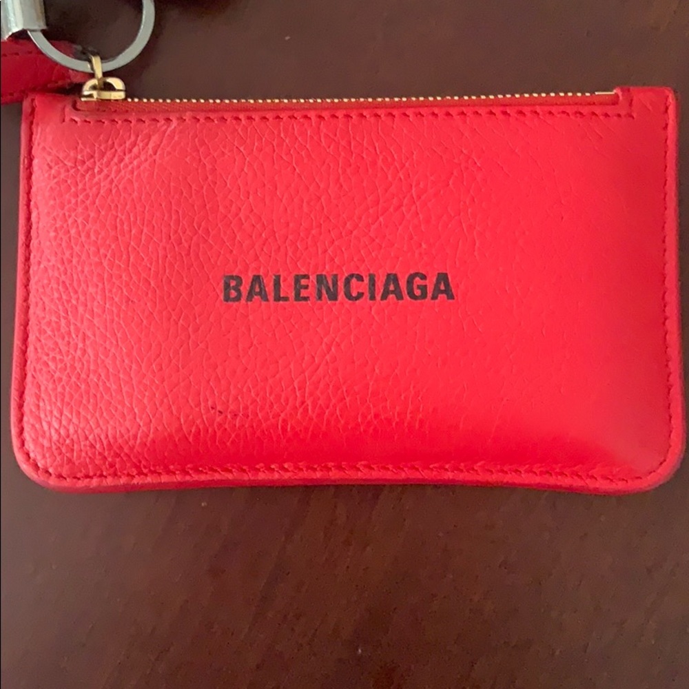 Balenciaga zip everyday wallet